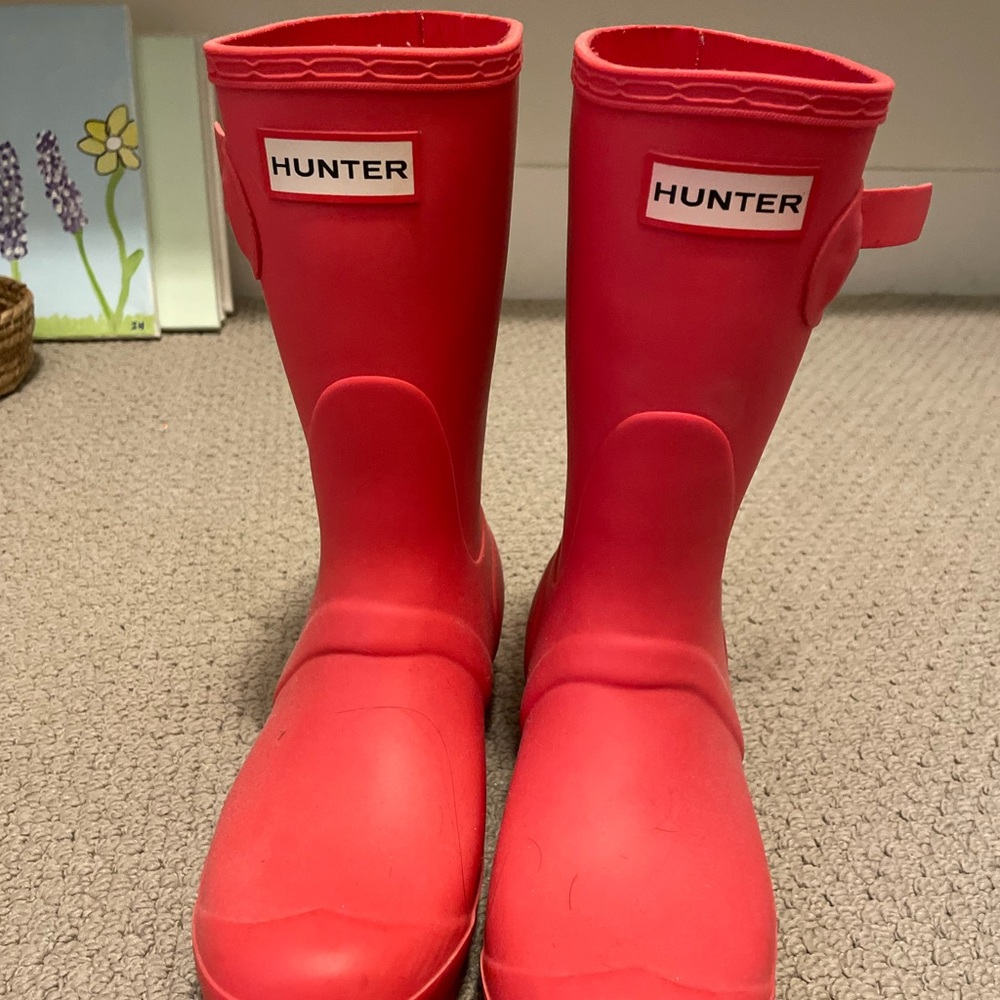 Red Hunter Boots
